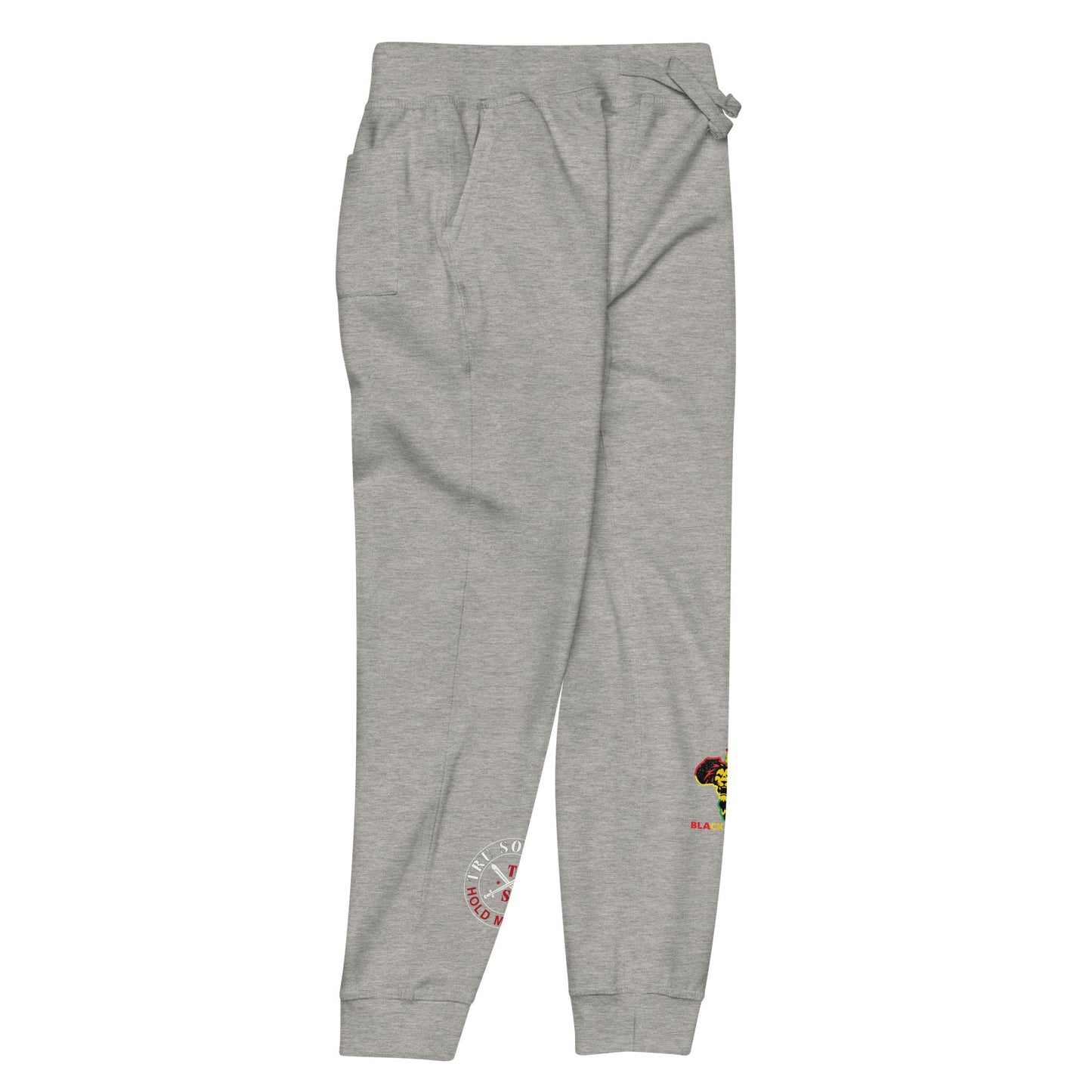 Tru Soldier Sportswear Black King fleece sweatpants