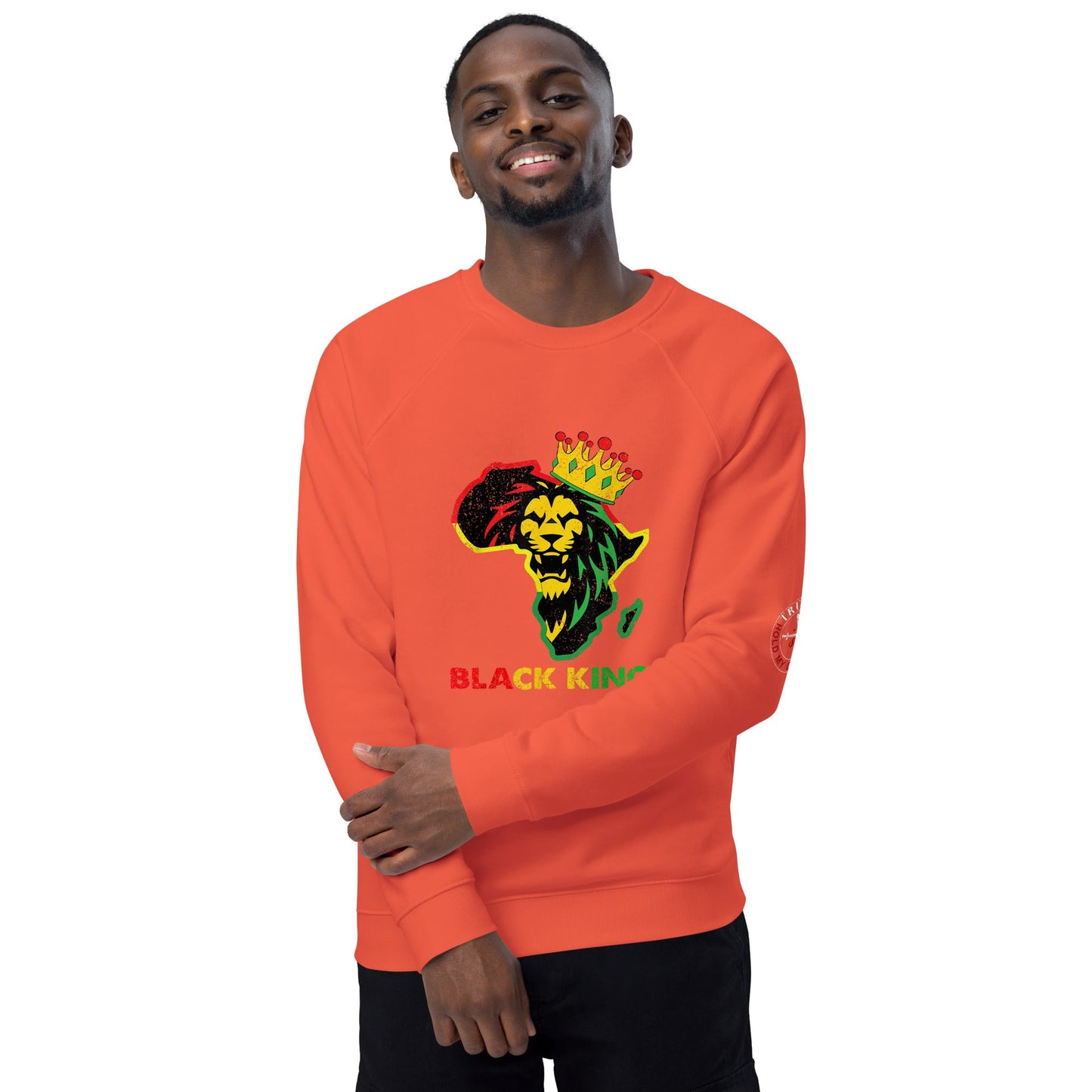 Tru Soldier Sportswear  Black King organic raglan sweatshirt