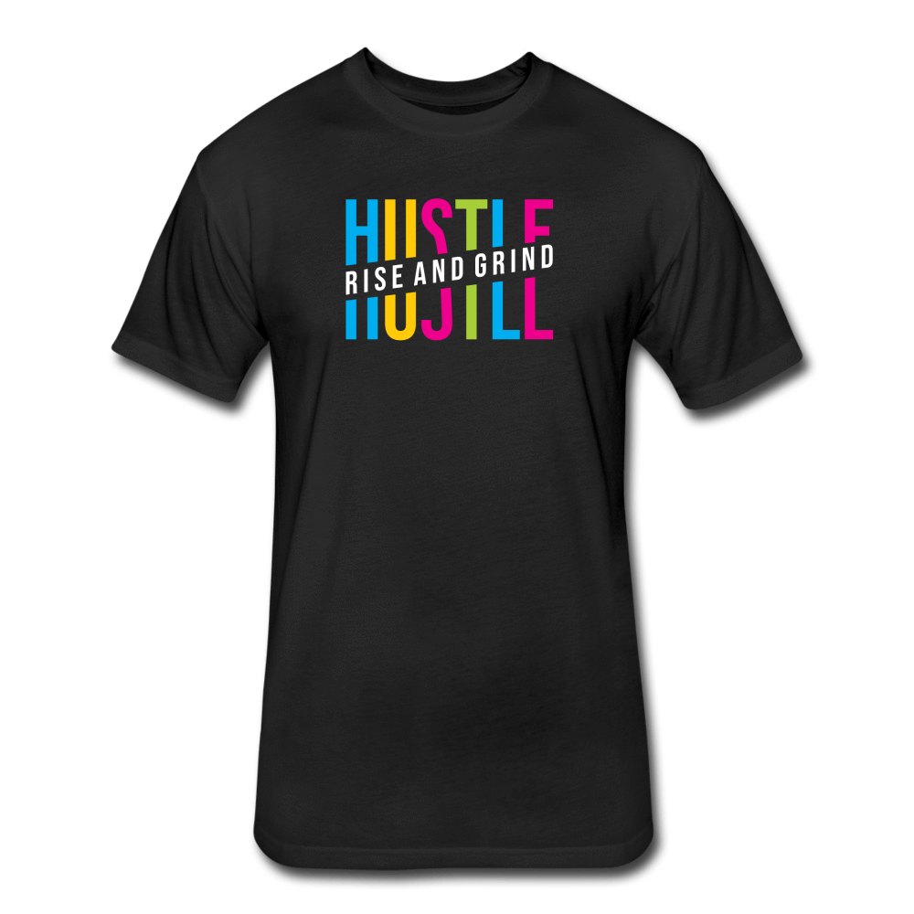 SPOD Fitted Cotton/Poly T-Shirt | Next Level 6210 black / S Hustle Fitted Cotton/Poly T-Shirt