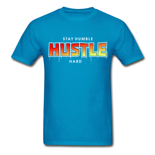 SPOD Ultra Cotton Adult T-Shirt | Gildan G2000 turquoise / S Stay Humble Hustle Hard  2 T-Shirt