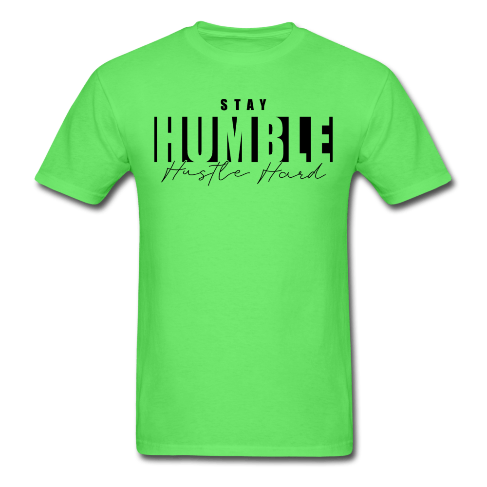 SPOD Unisex Classic T-Shirt | Fruit of the Loom 3930 kiwi / S Stay Humble Hustle Hard T-Shirt (BLK PRINT)