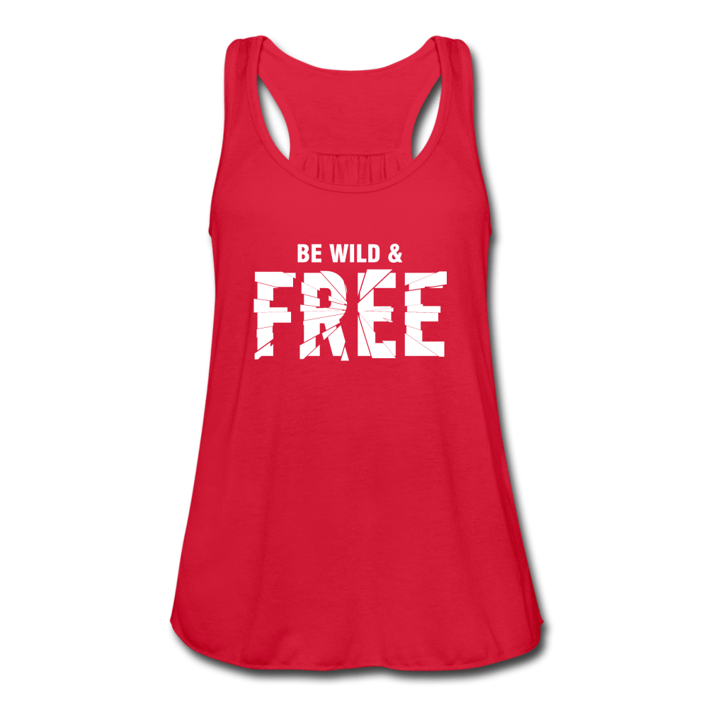 SPOD Women's Flowy Tank Top by Bella | Bella B8800 red / XS Women's Flowy Be Wild & Free Tank Top