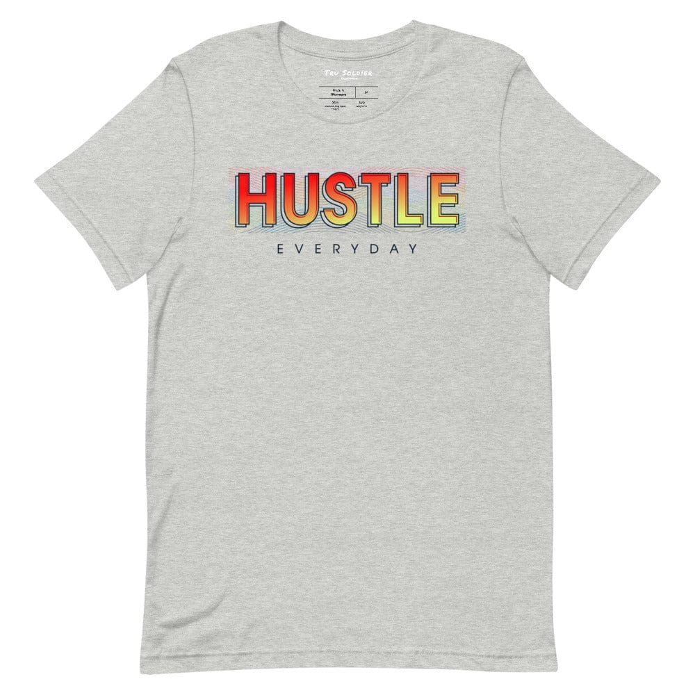 Tru Soldier Sportswear Athletic Heather / XS Hustle Everyday t-shirt