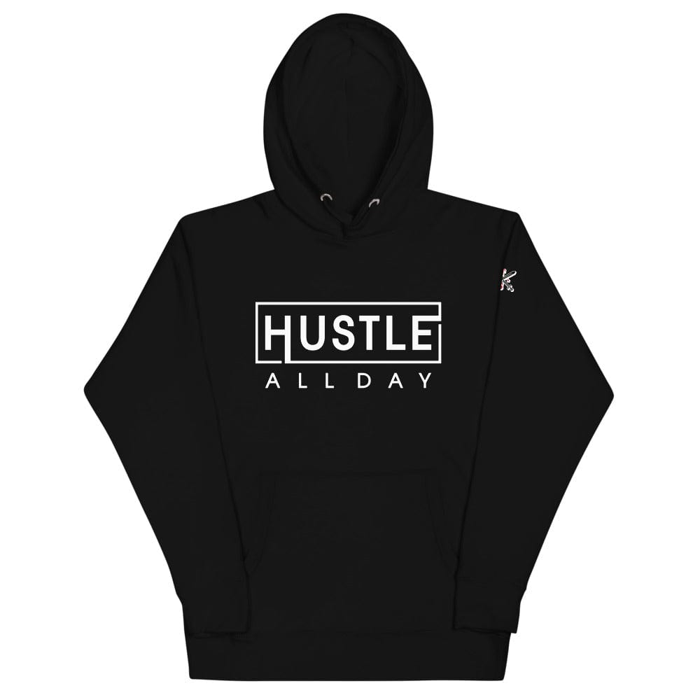 Tru Soldier Sportswear  Black / S Hustle All Day Hoodie