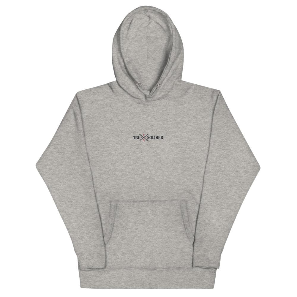 Tru Soldier Sportswear Carbon Grey / S Embroidered Unisex Hoodie