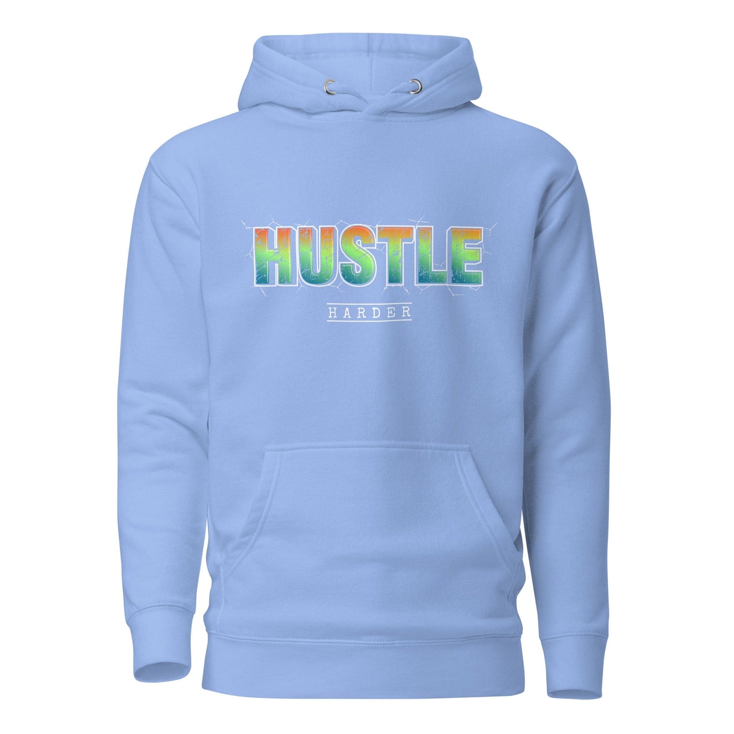 Tru Soldier Sportswear Carolina Blue / S Hustle Harder Hoodie