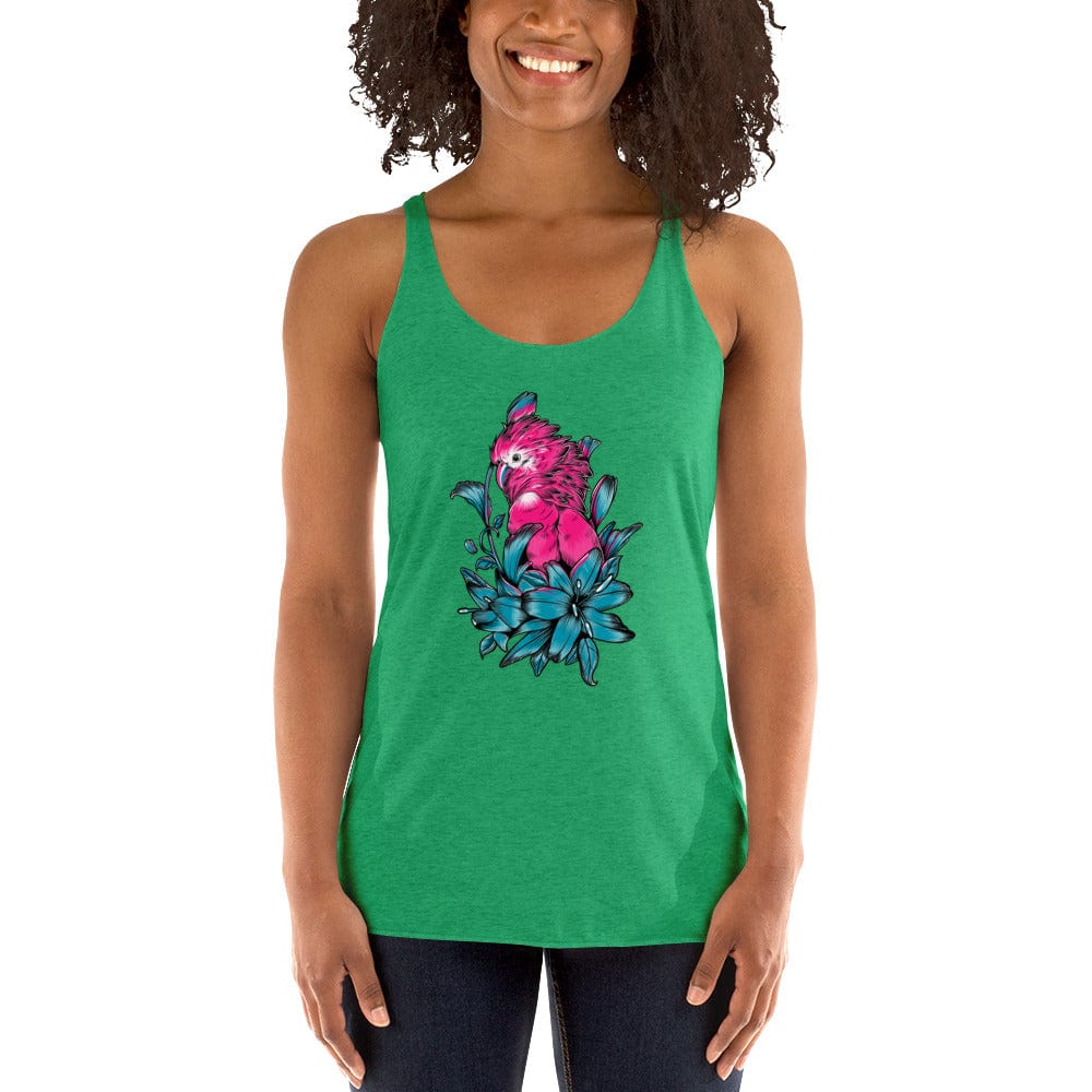 Tru Soldier Sportswear Envy / XS Women's Parrot Racerback Tank