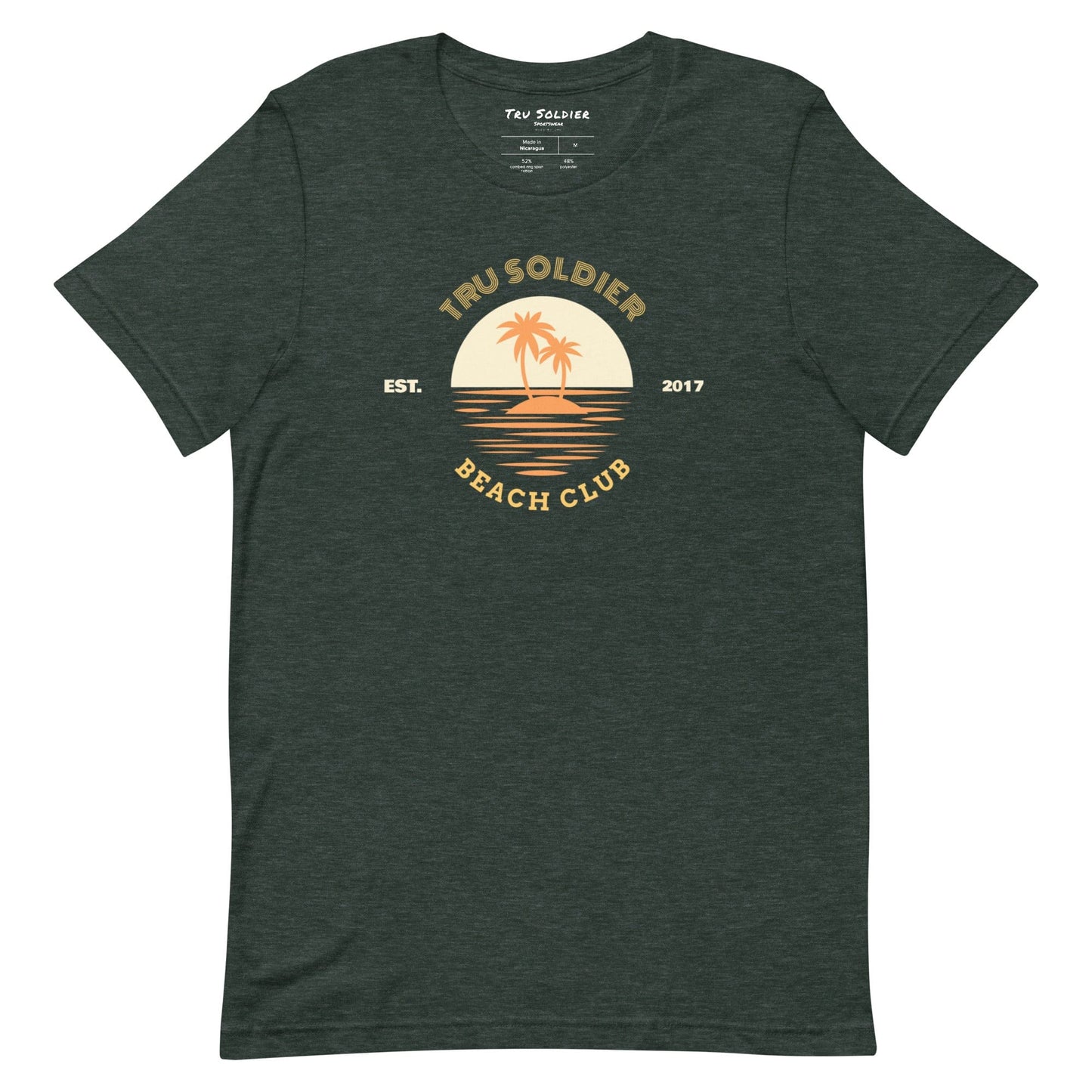 Tru Soldier Sportswear  Heather Forest / S Beach Club t-shirt