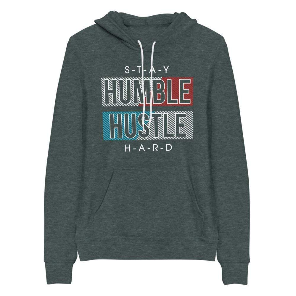 Tru Soldier Sportswear  Heather Forest / S Unisex Stay Humble Hustle Hard hoodie