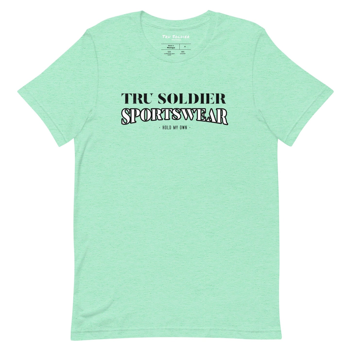Tru Soldier Sportswear Heather Mint / S Tru Soldier Sportswear Unisex t-shirt