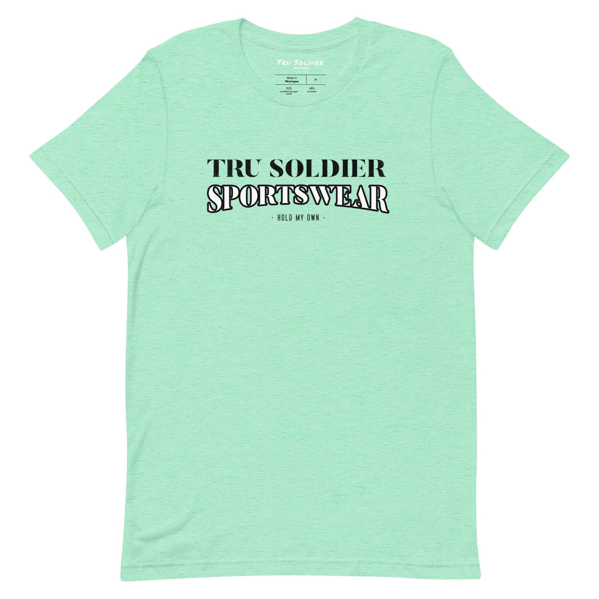 Tru Soldier Sportswear  Heather Mint / S Tru Soldier Sportswear Unisex t-shirt