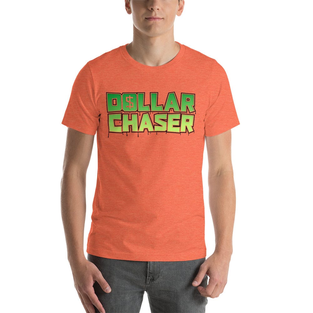 Tru Soldier Sportswear Heather Orange / S Dollar Chaser Short-sleeve unisex t-shirt