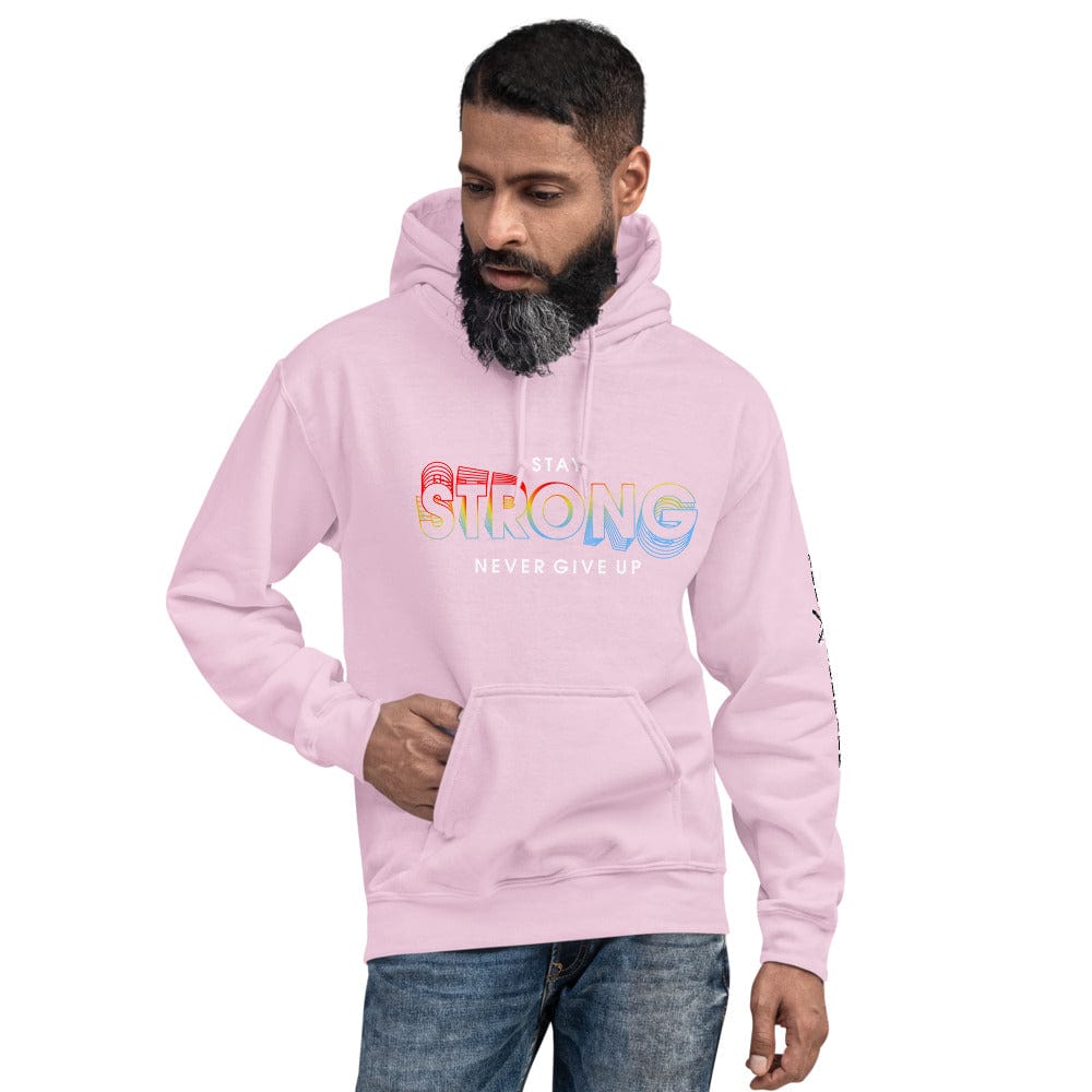 Tru Soldier Sportswear Light Pink / S Stay Strong Hoodie