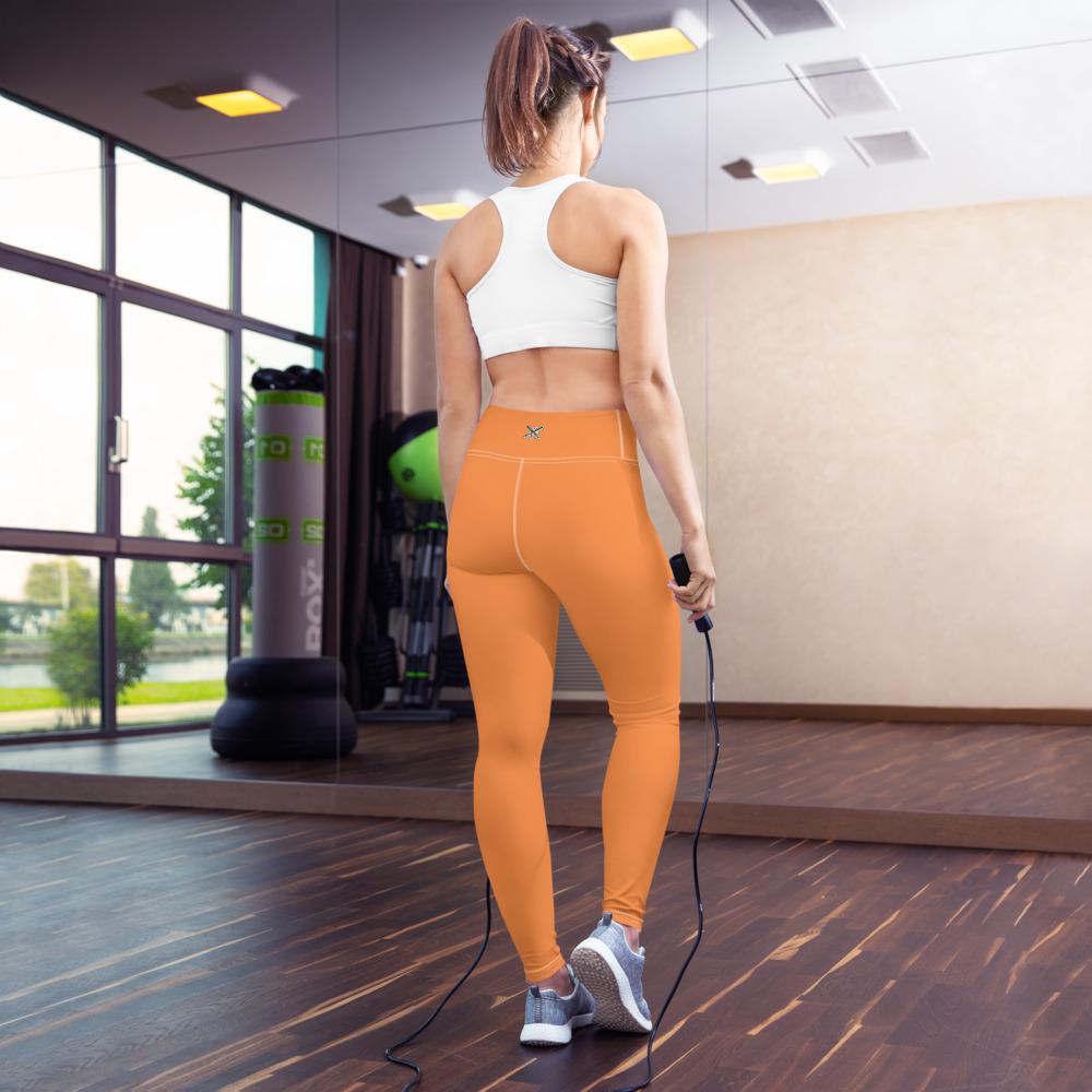 Tru Soldier Sportswear Peach Yoga Leggings