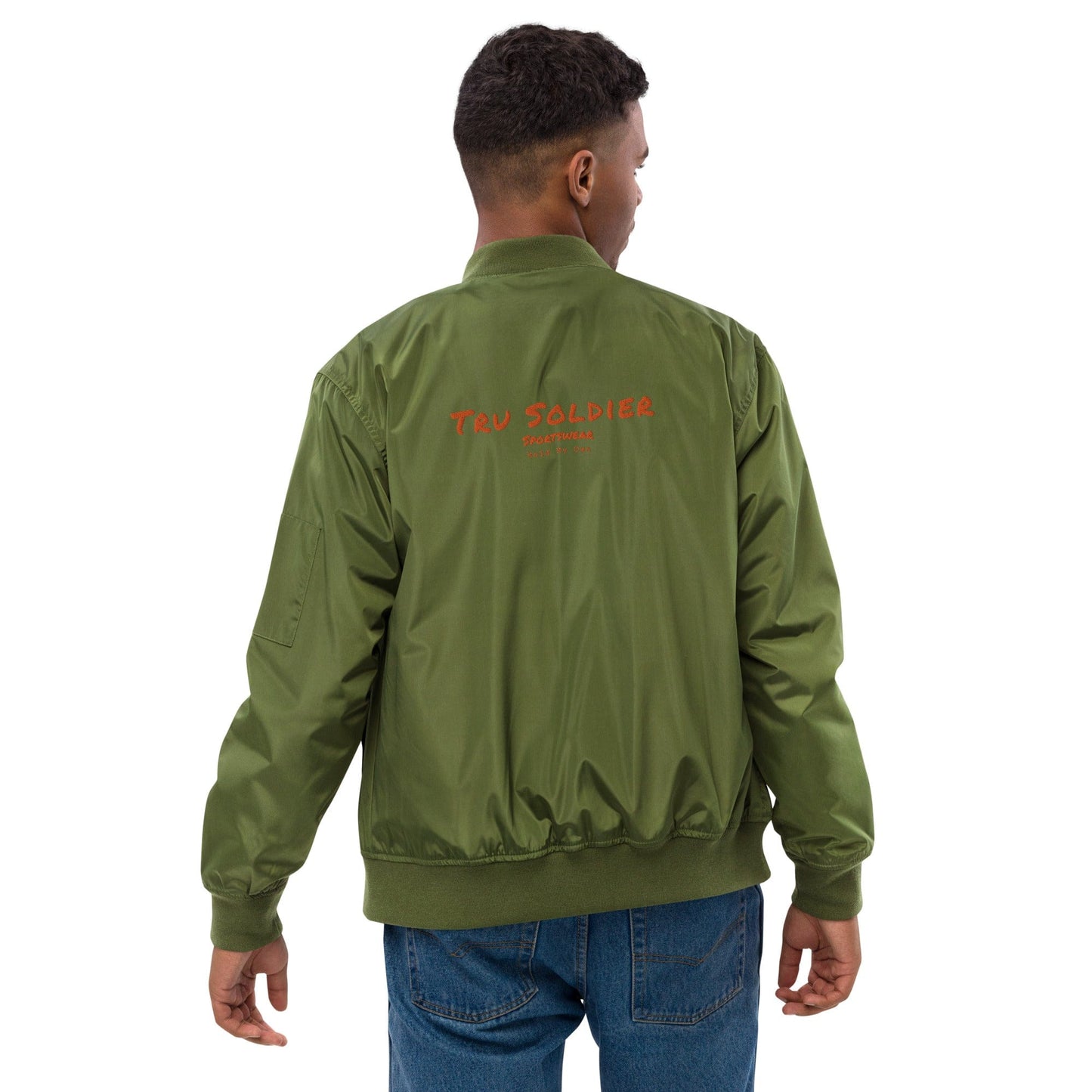 Tru Soldier Sportswear Premium recycled bomber jacket