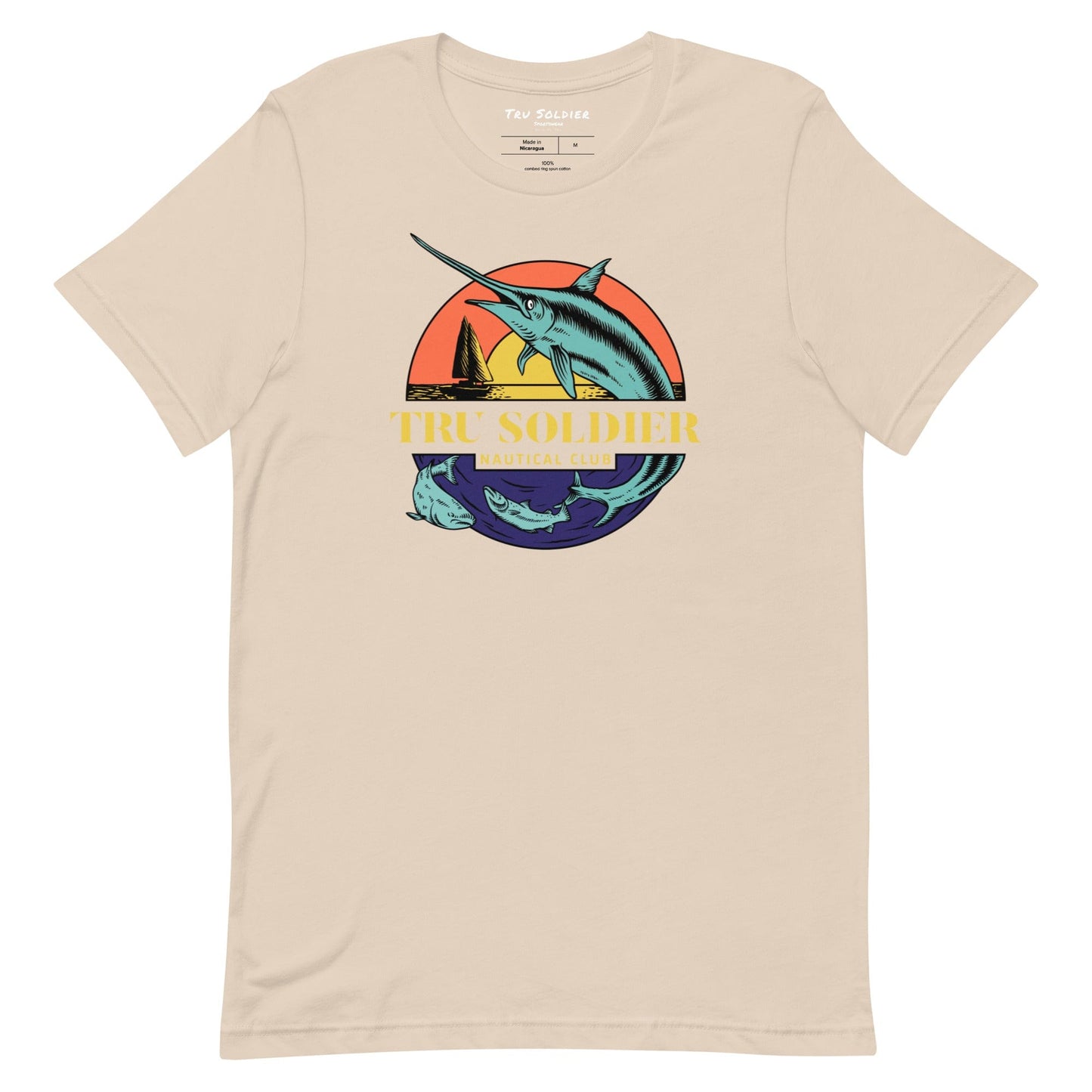 Tru Soldier Sportswear  Soft Cream / XS Nautical t-shirt