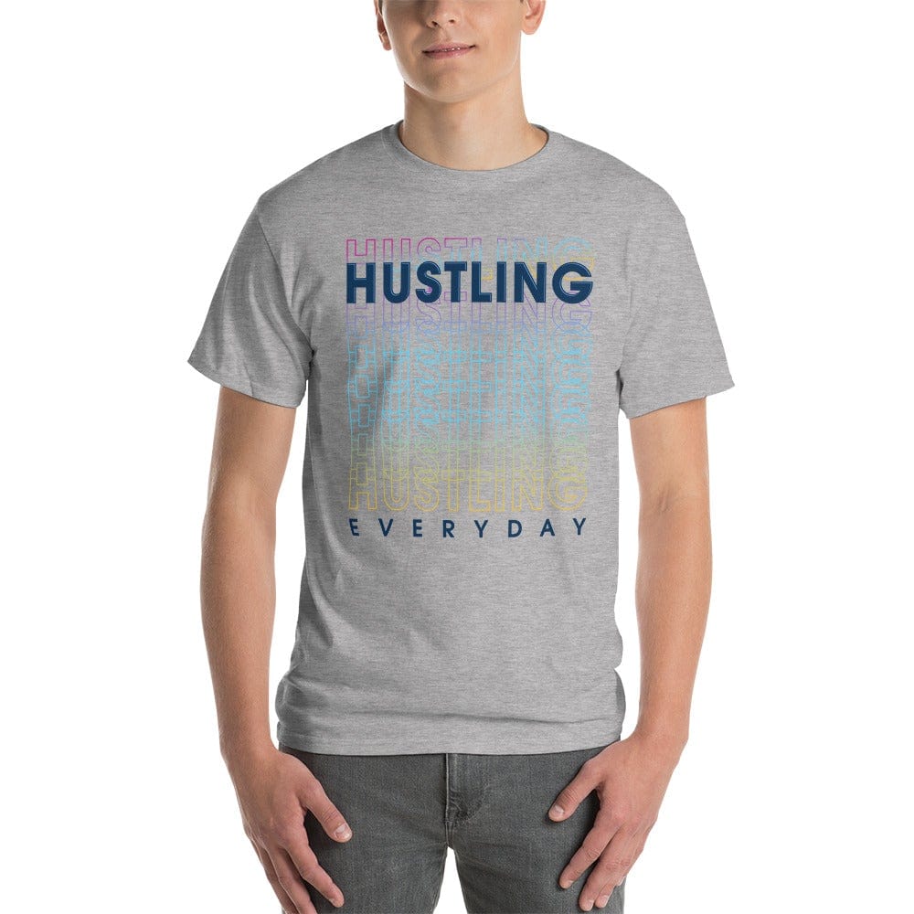 Tru Soldier Sportswear Sport Grey / S Hustling Everyday Short Sleeve T-Shirt