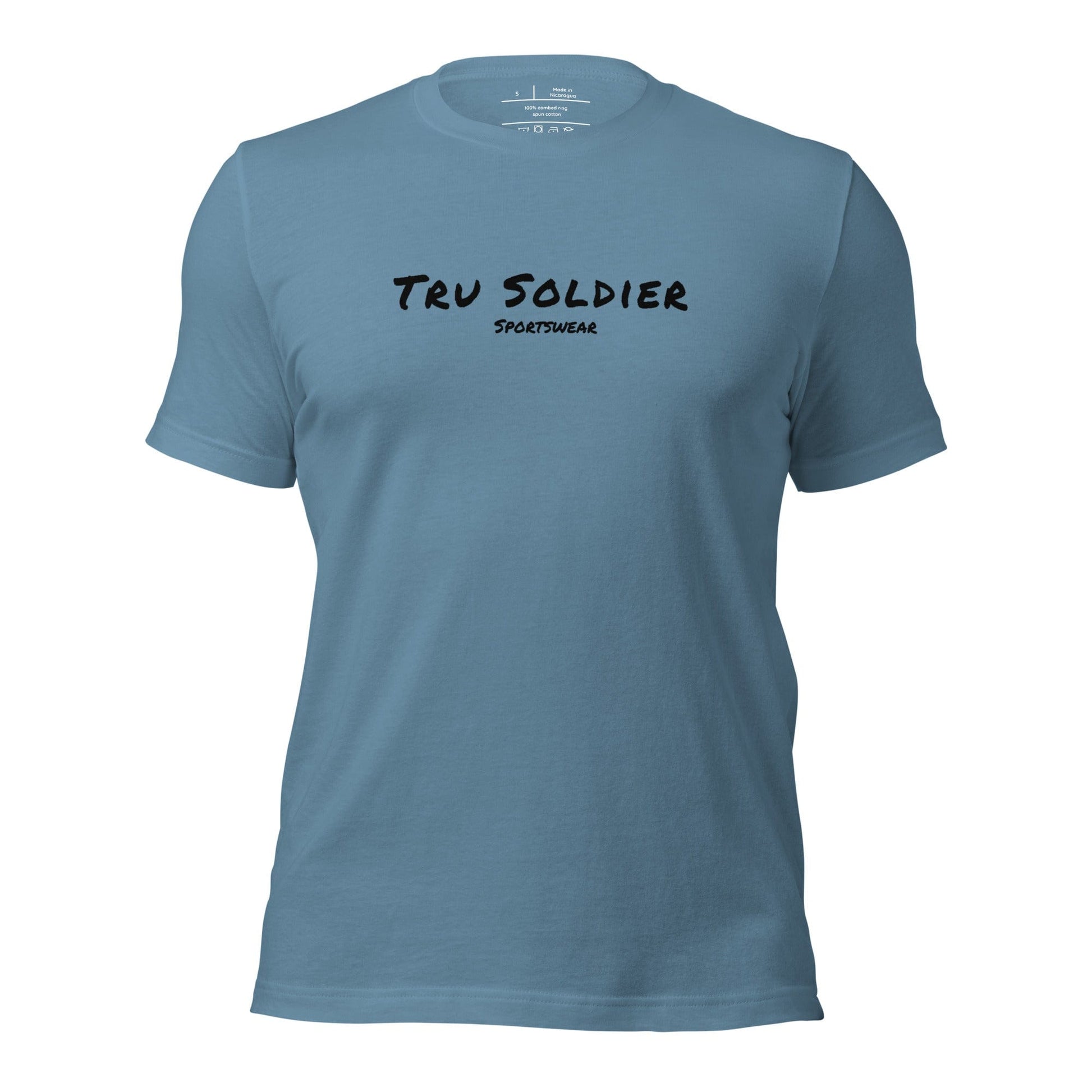 Tru Soldier Sportswear  Steel Blue / S Unisex t-shirt