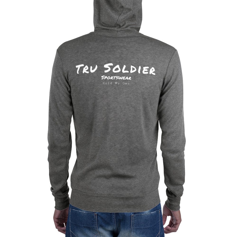 Tru Soldier Sportswear Unisex Signature zip hoodie