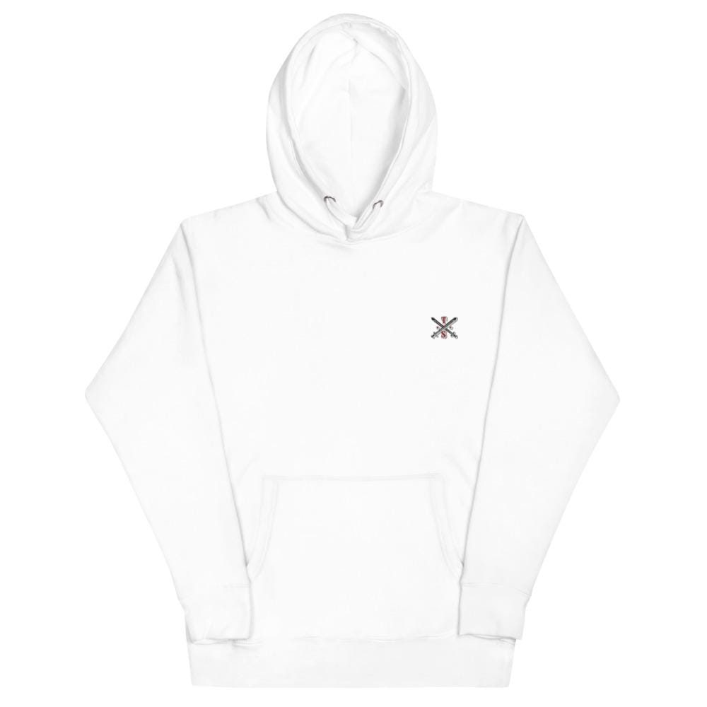 Tru Soldier Sportswear White / S Hold My Own Embroidered Hoodie
