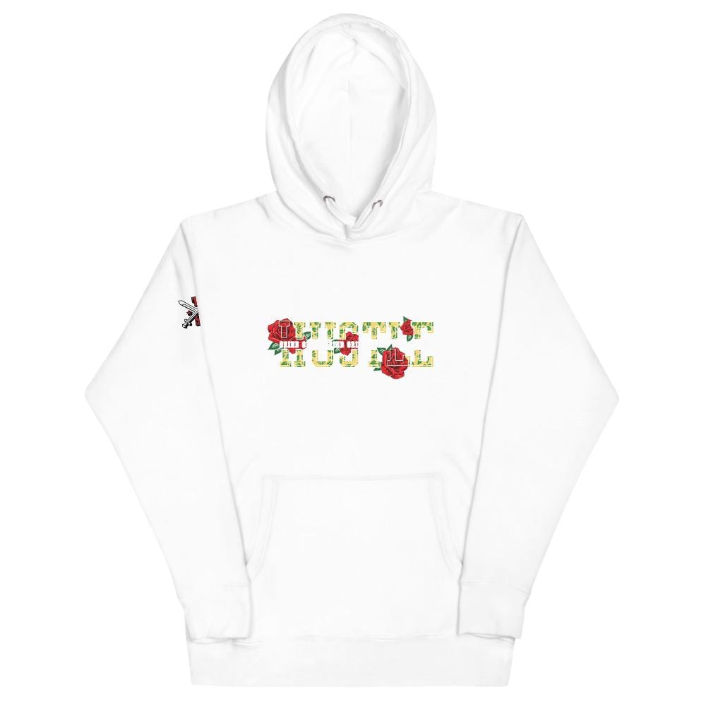 Tru Soldier Sportswear White / S Hustle Hoodie