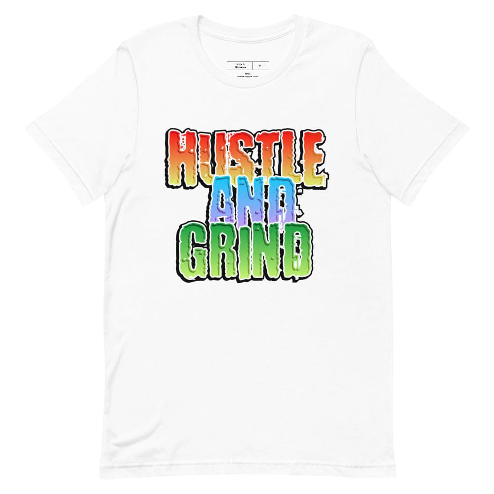Tru Soldier Sportswear White / XS Hustle And Grind unisex t-shirt