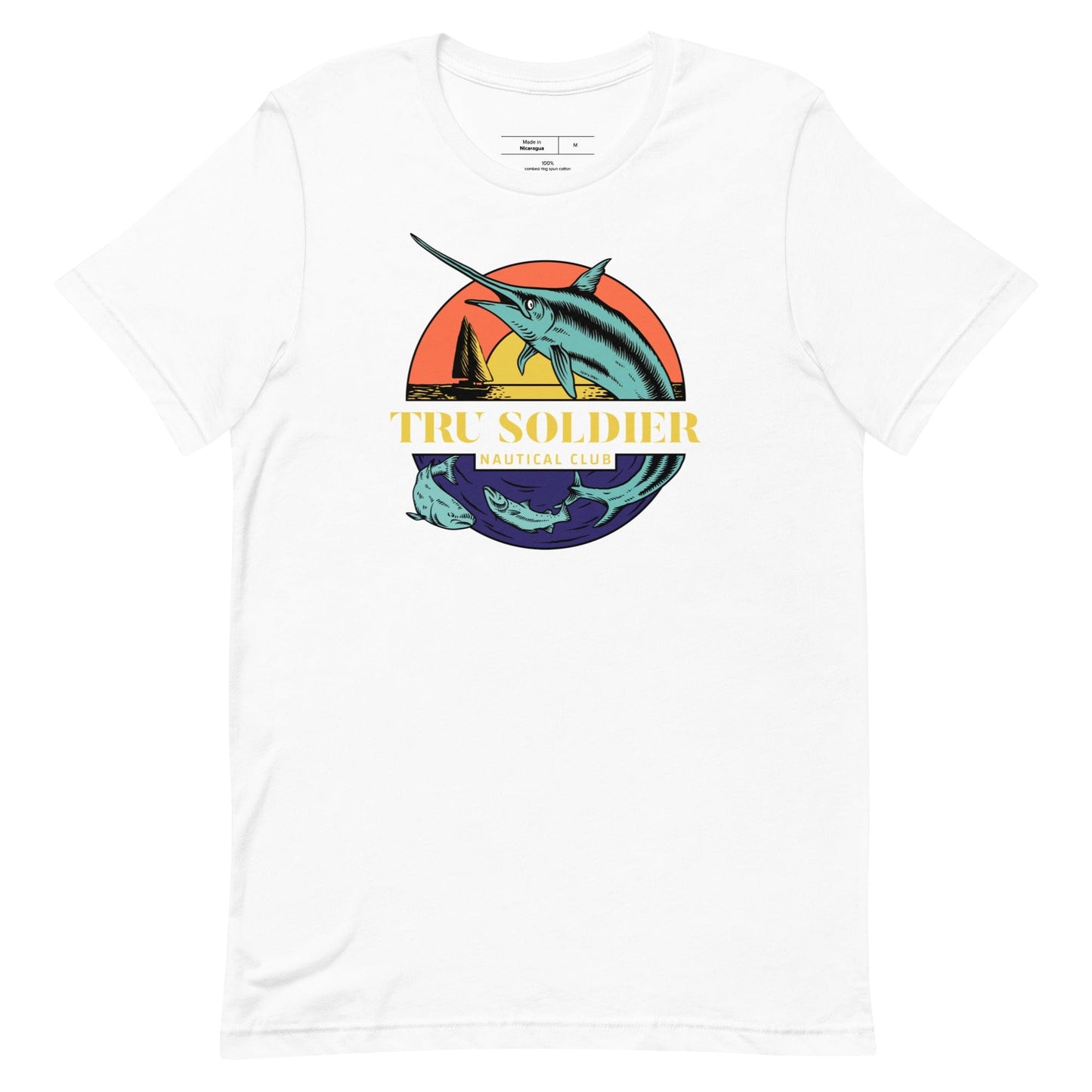 Tru Soldier Sportswear White / XS Nautical t-shirt