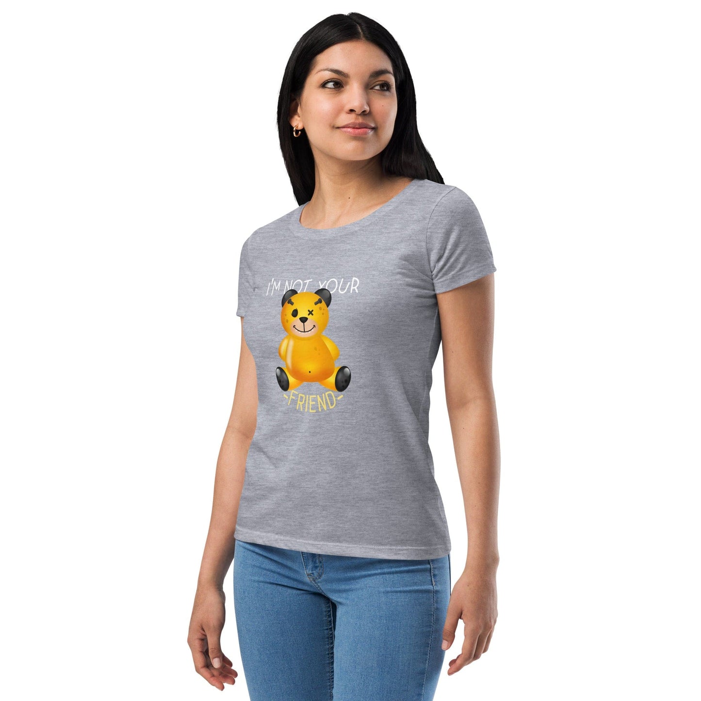 Tru Soldier Sportswear Women’s fitted I'm not your friend t-shirt