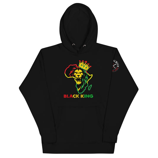 Tru Soldier Sportswear  Black / S Black King Hoodie