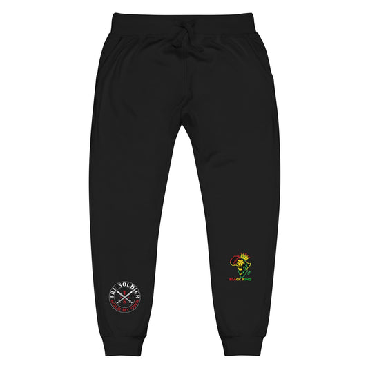 Tru Soldier Sportswear  Black / XS Black King fleece sweatpants