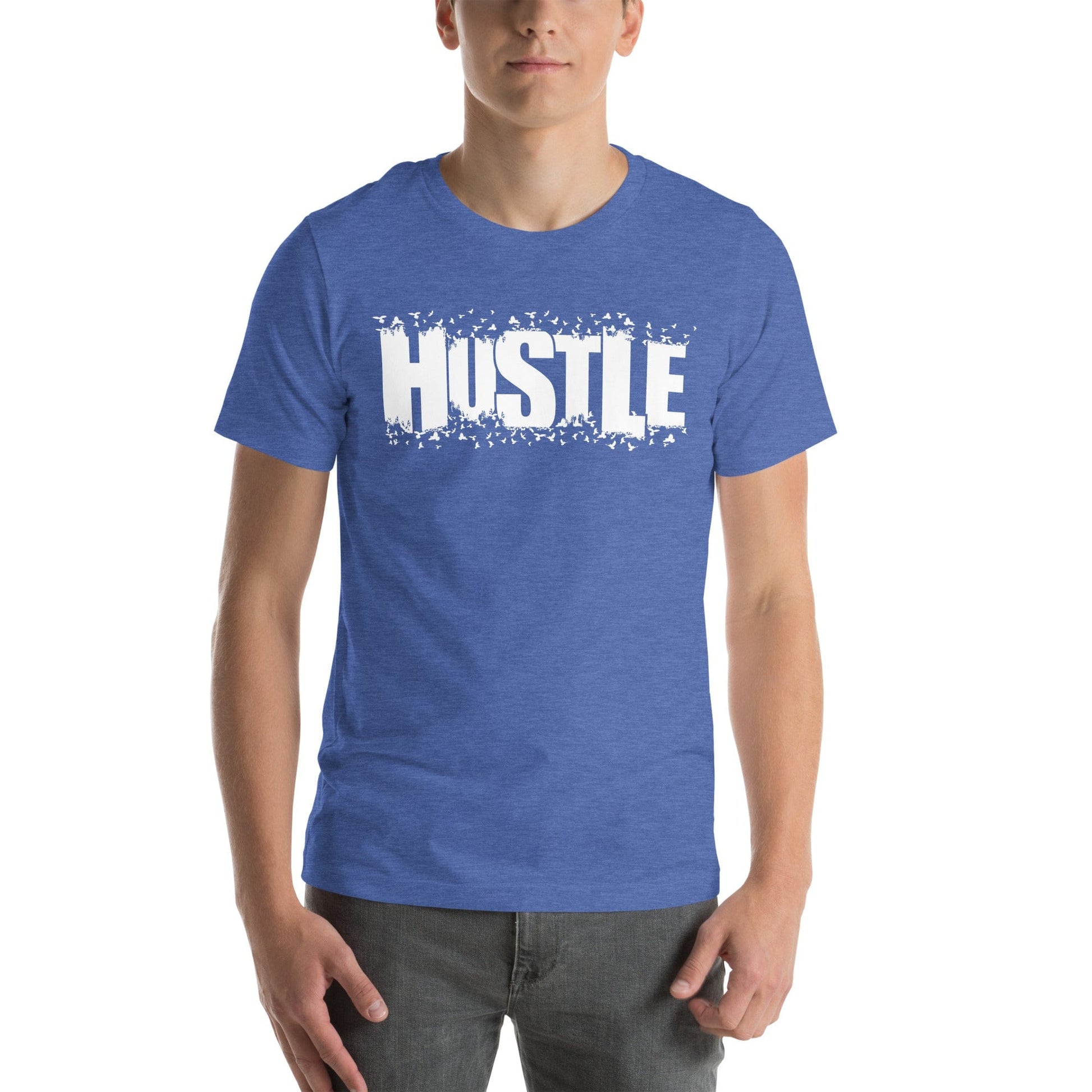 Tru Soldier Sportswear  Heather True Royal / S Unisex Hustle t-shirt