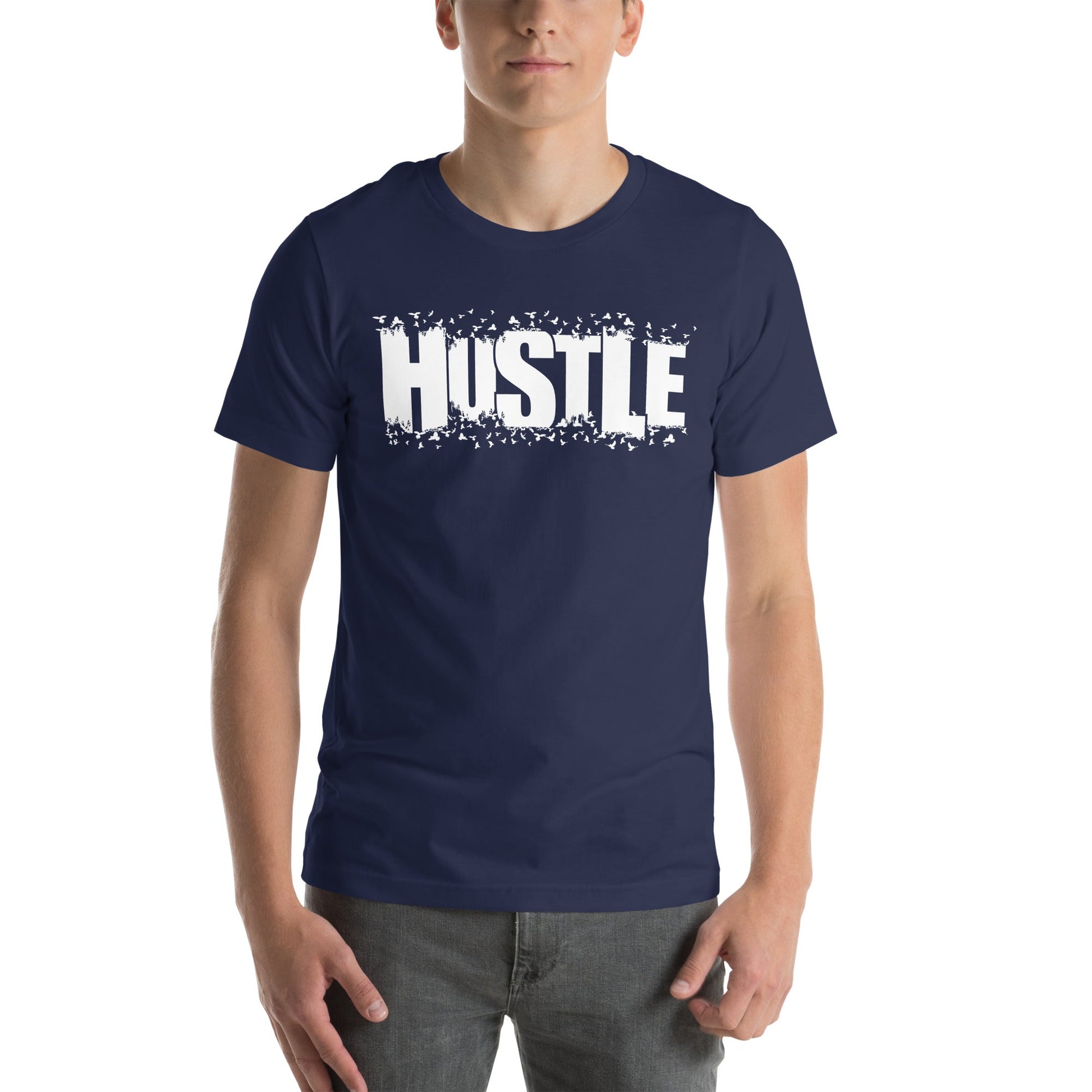 Tru Soldier Sportswear  Navy / XS Unisex Hustle t-shirt