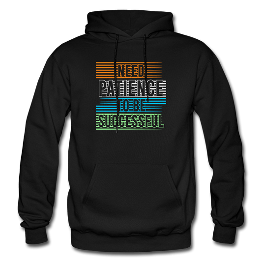 SPOD black / S Need Patience To Be Successful Hoodie