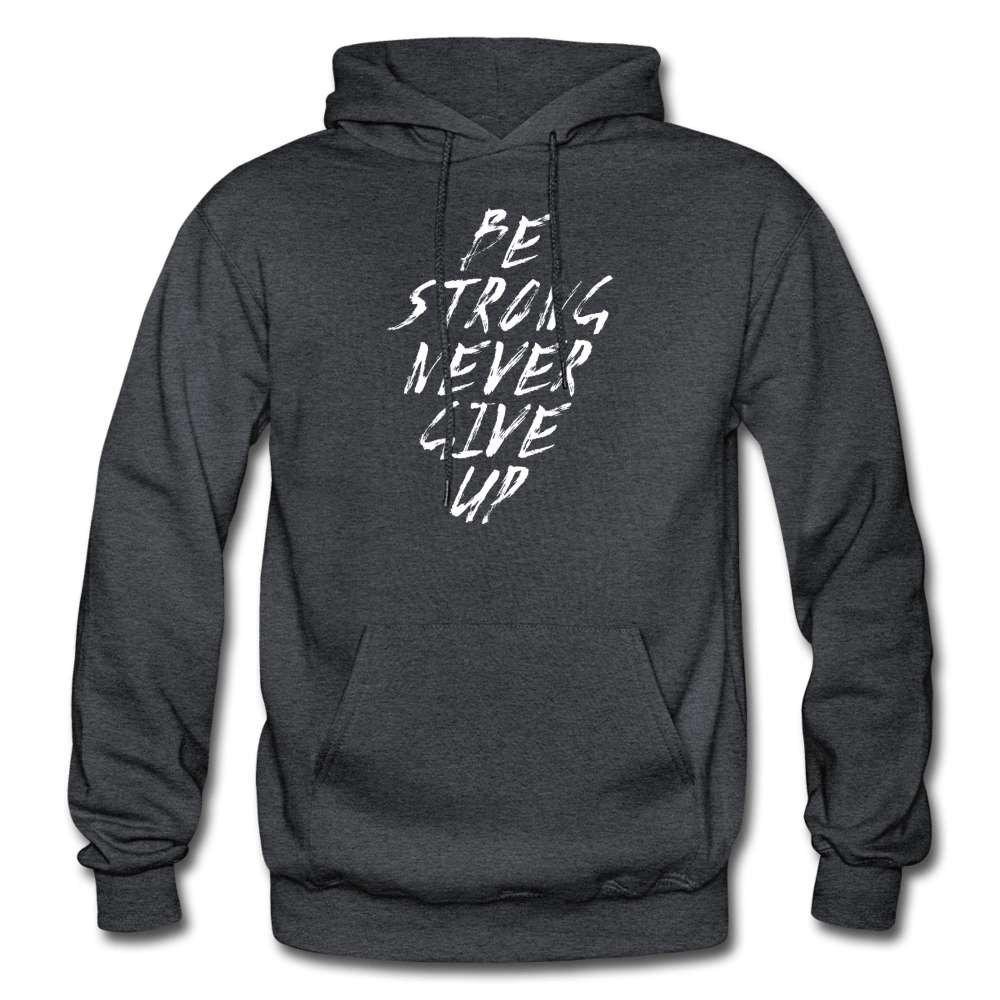 SPOD charcoal grey / S Be Strong Never Give Up Hoodie