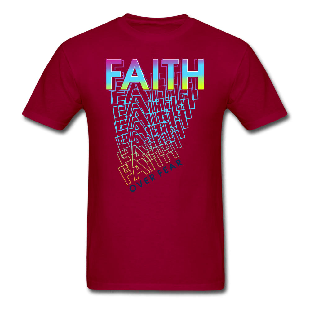 SPOD dark red / S Faith Over Fear T-Shirt