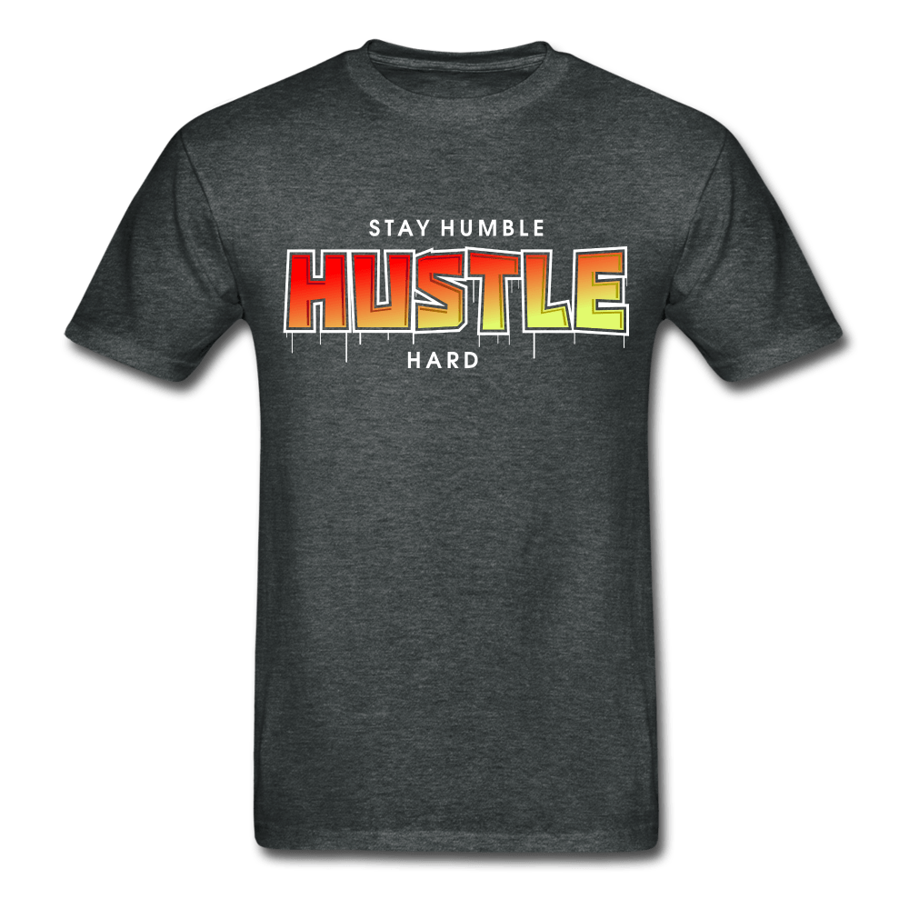 SPOD Ultra Cotton Adult T-Shirt | Gildan G2000 deep heather / S Stay Humble Hustle Hard  2 T-Shirt