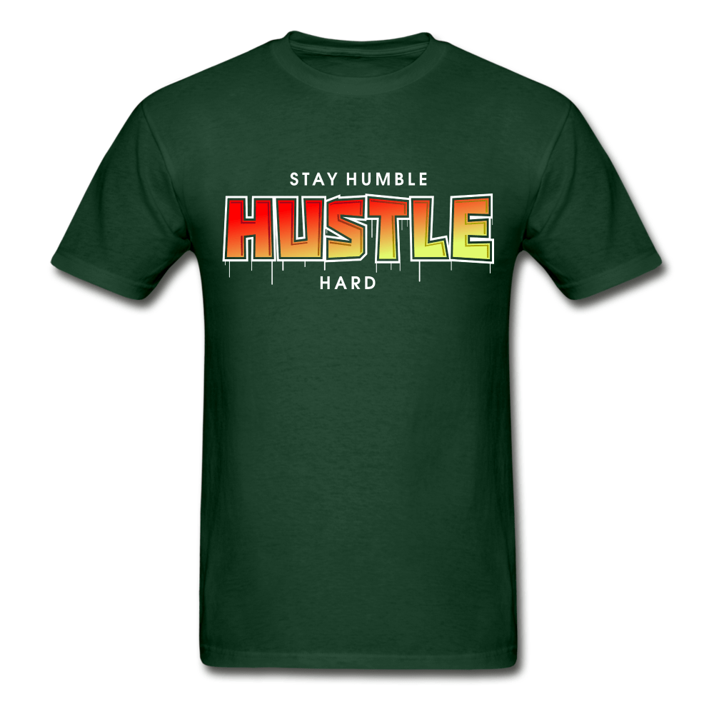 SPOD Ultra Cotton Adult T-Shirt | Gildan G2000 forest green / S Stay Humble Hustle Hard  2 T-Shirt