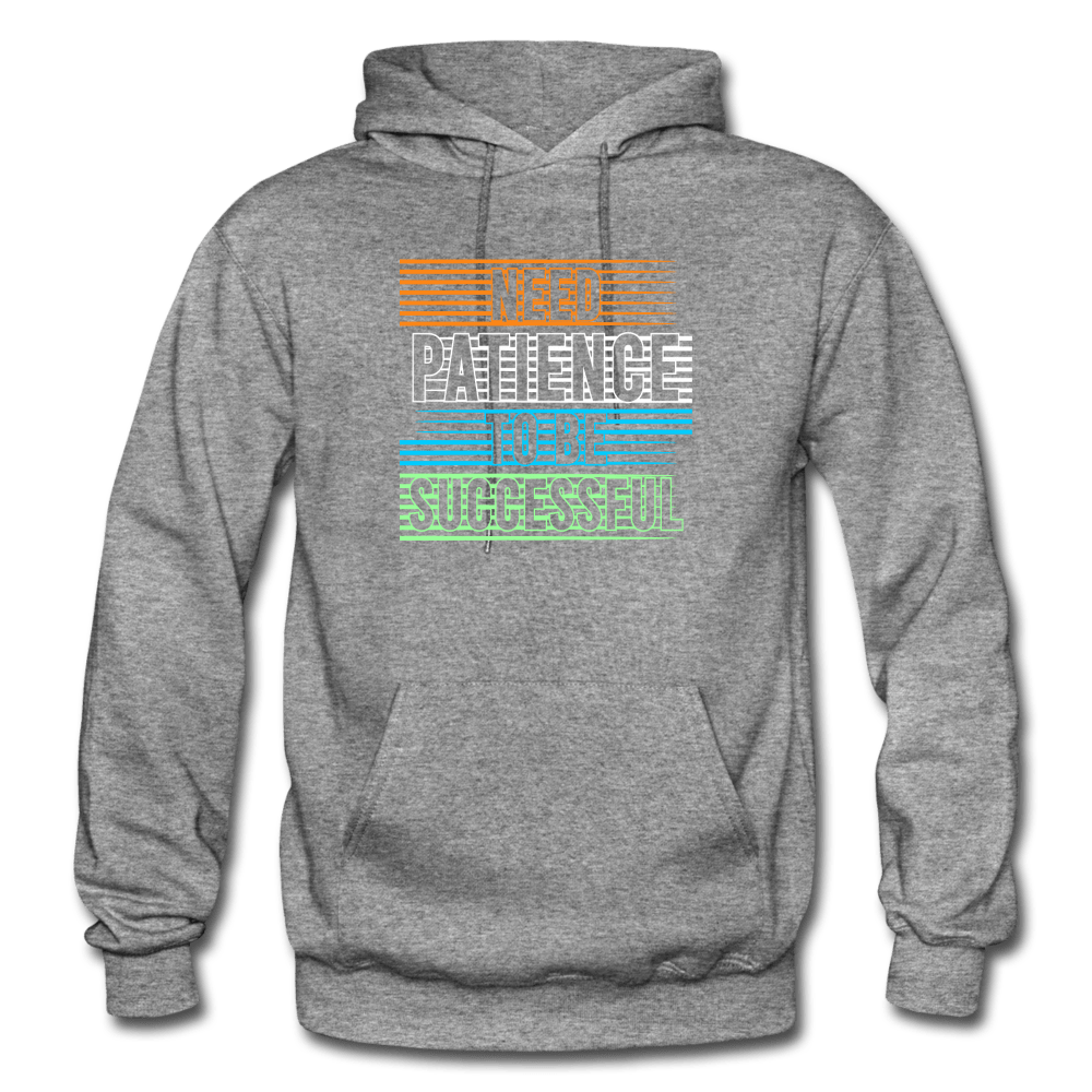 SPOD graphite heather / S Need Patience To Be Successful Hoodie