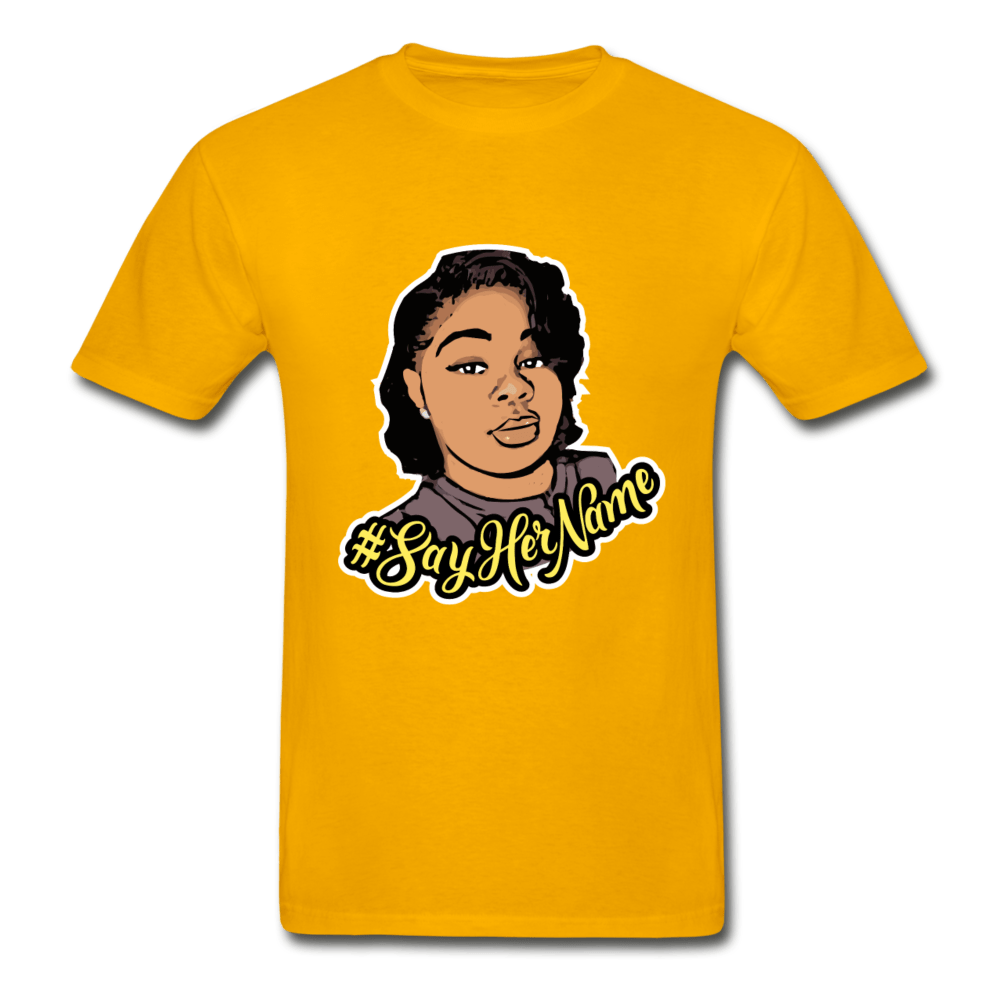 SPOD Hanes Adult Tagless T-Shirt gold / S Breonna Taylor T-shirt