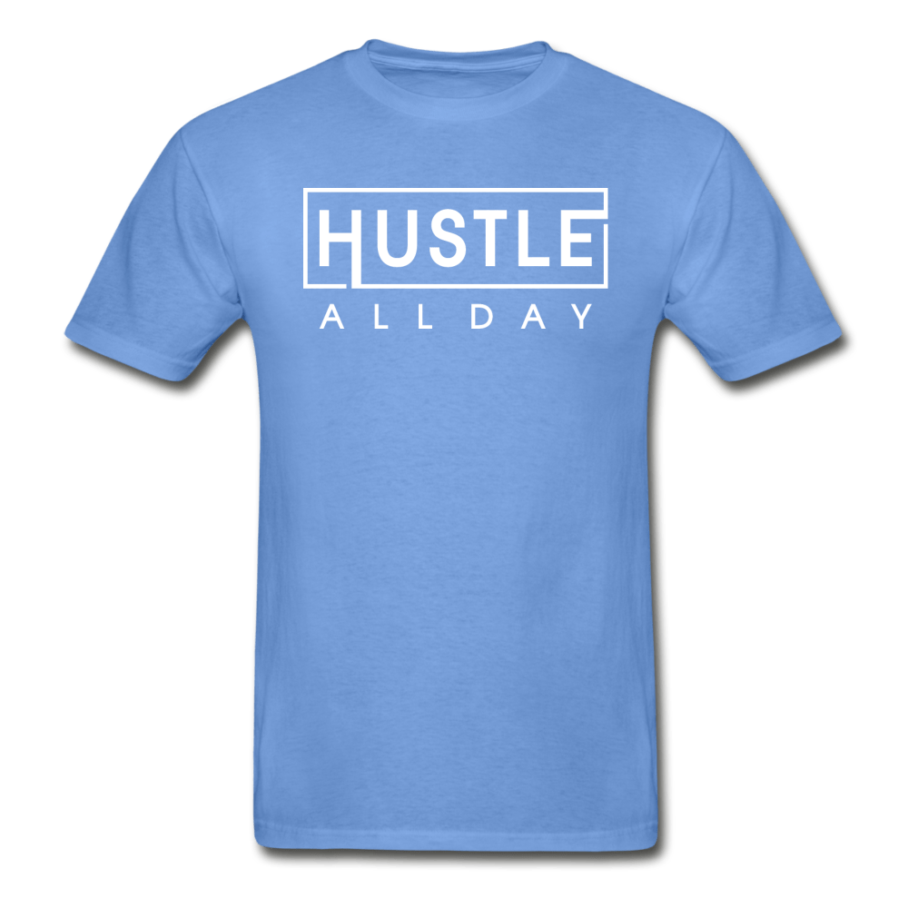 SPOD Hanes Adult Tagless T-Shirt | Hanes 5250 carolina blue / S Hustle All Day T-Shirt