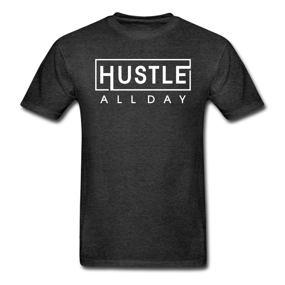 SPOD Hanes Adult Tagless T-Shirt | Hanes 5250 charcoal grey / S Hustle All Day T-Shirt