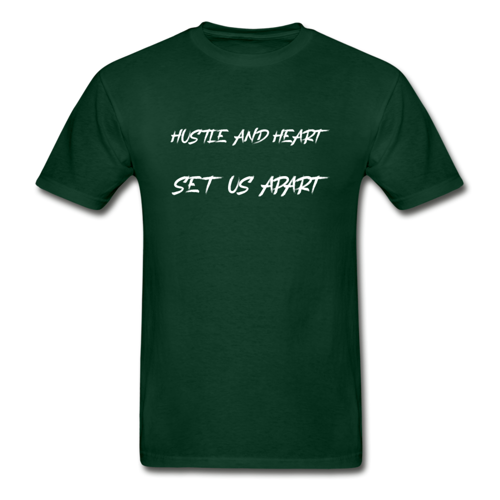 SPOD Hanes Adult Tagless T-Shirt | Hanes 5250 forest green / S Hustle And Heart T-Shirt