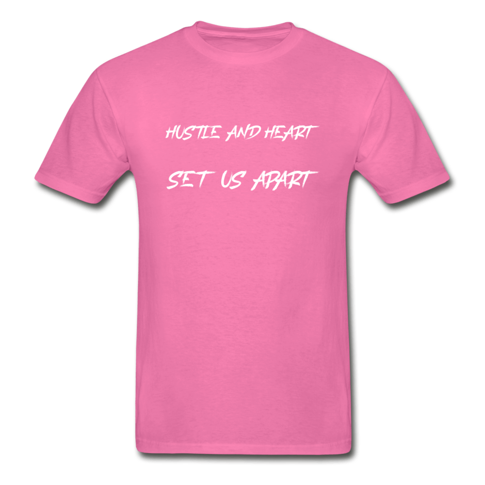 SPOD Hanes Adult Tagless T-Shirt | Hanes 5250 hot pink / S Hustle And Heart T-Shirt