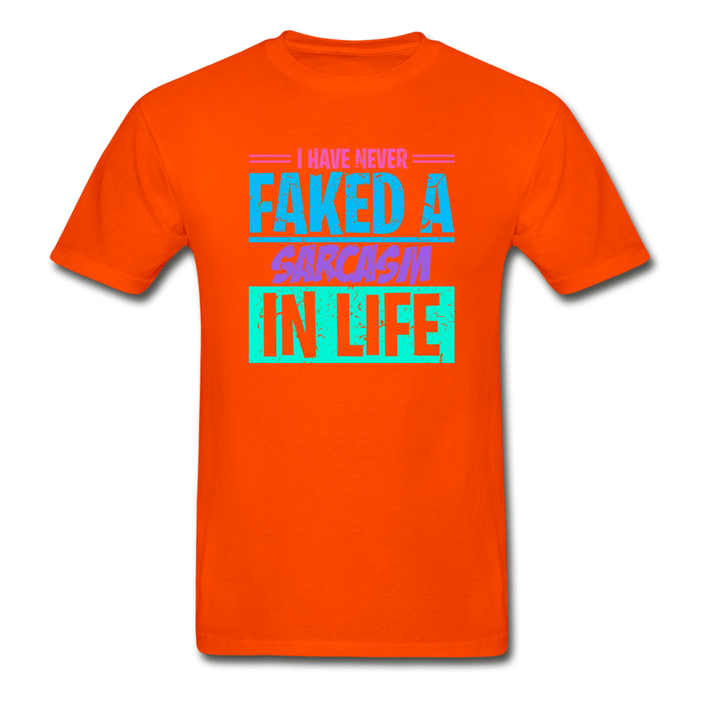 SPOD Hanes Adult Tagless T-Shirt | Hanes 5250 orange / S Sarcasm T-Shirt