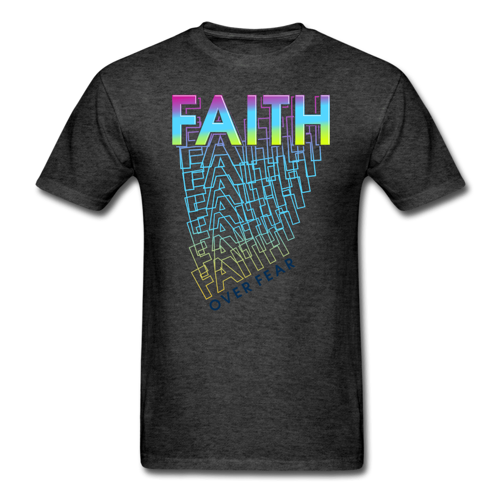 SPOD heather black / S Faith Over Fear T-Shirt
