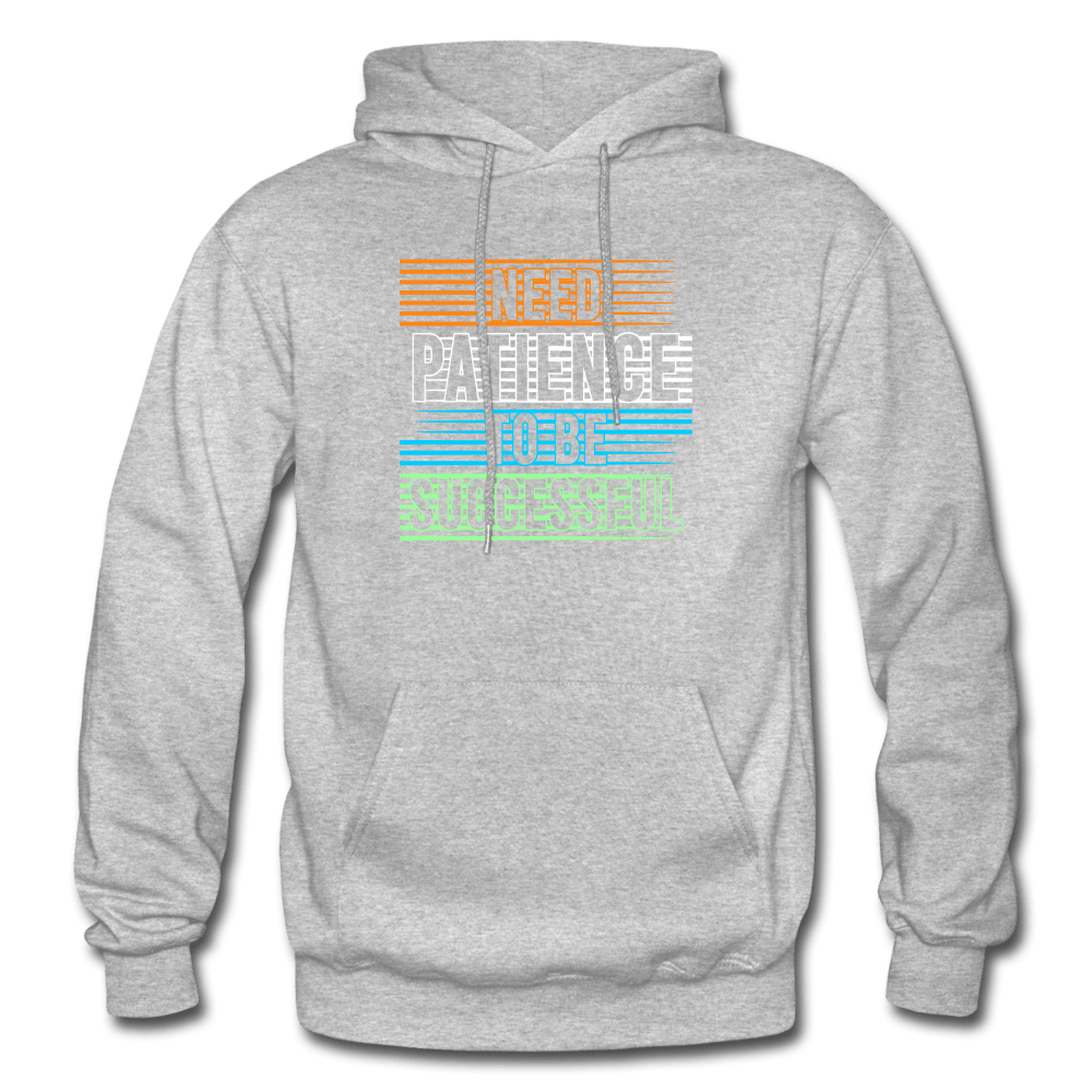 SPOD heather gray / S Need Patience To Be Successful Hoodie