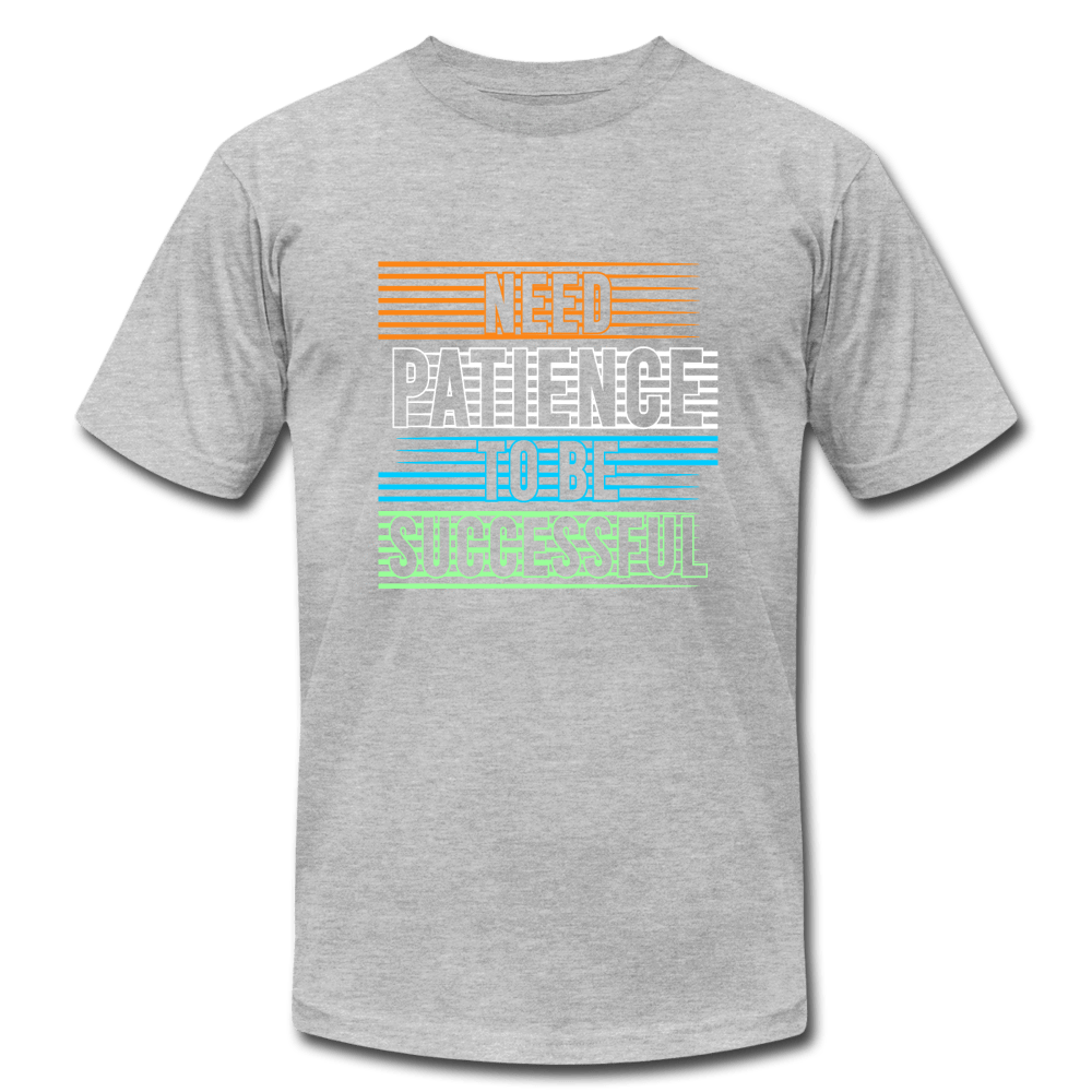 SPOD heather gray / S Need Patience To Be Successful T-Shirts