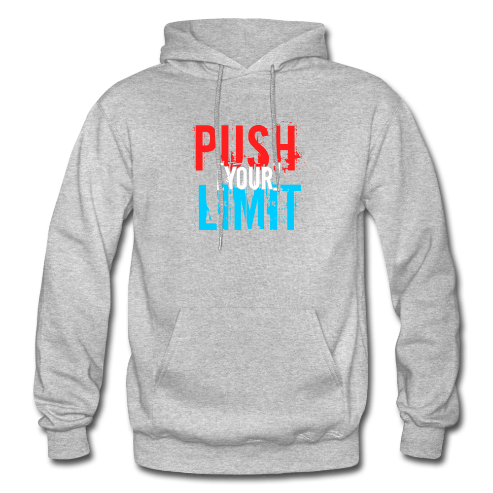 SPOD heather gray / S Push Your Limit Hoodie