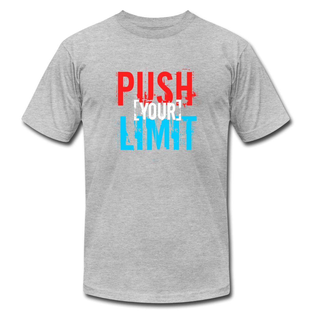 SPOD heather gray / S Push Your Limit T-Shirt