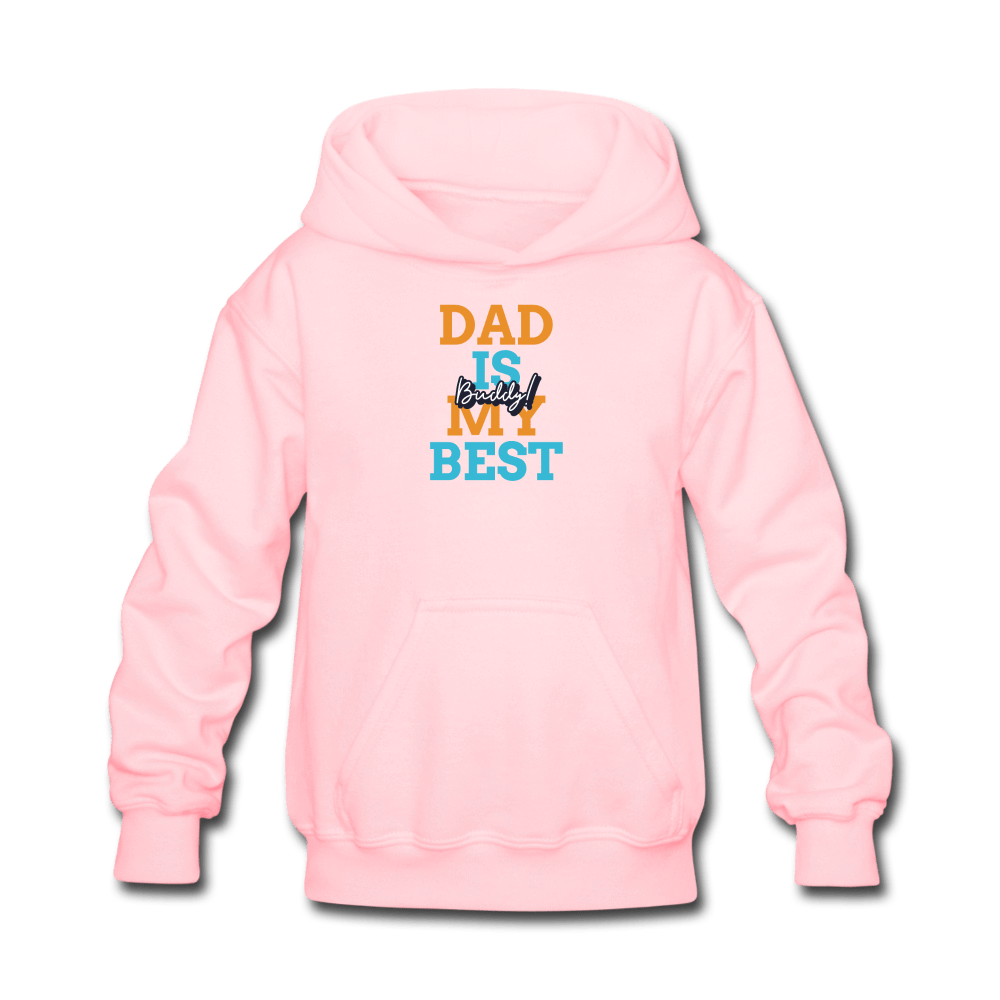 SPOD Kids' Hoodie | LAT 2296 pink / S Kids' Dad Is My Beast Buddy Hoodie